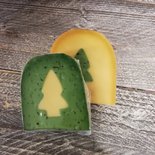 Kaas Kerstboom geel/groen