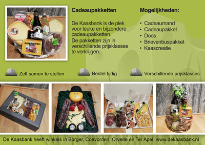Cadeaupakket samenstellen